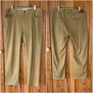 ✨ Peter Millar ✨ Crown Crafted 5 Pocket Pants in Tan ~ Size 36x26 🍄